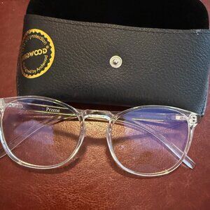 Przene Blue Light Blocking Glasses with Case – Clear Frame